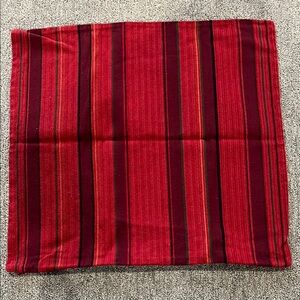 Pottery Barn Red Striped Accent Pillow Cover